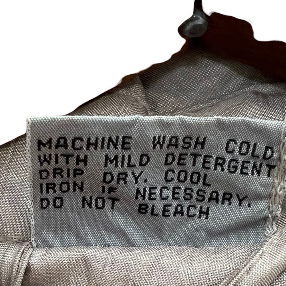 British Mist Champagne Colored Trench Coat - Picture 6 of 9